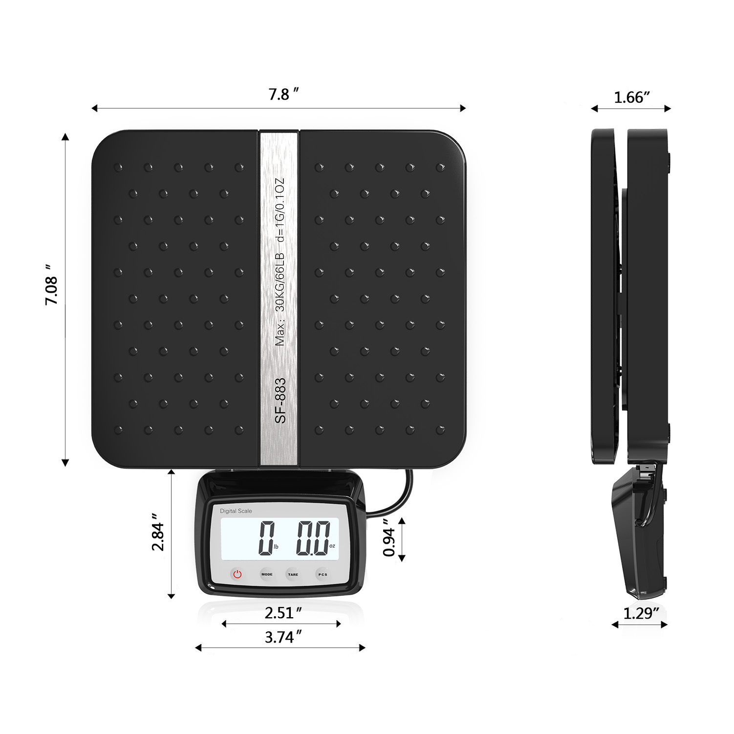 SF-883 2020 Latest ABS Platform Digital Weight Machine Electronic Weighing Postal Scales